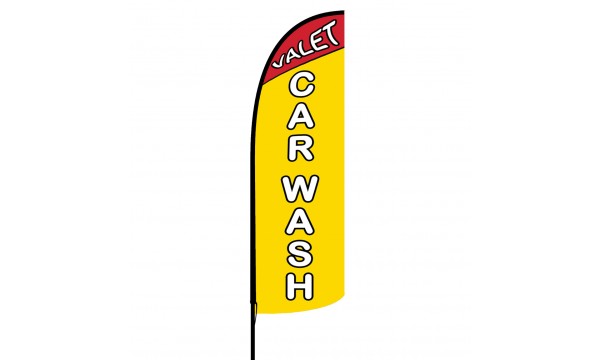 Car Wash & Valet Custom Advertising Flag